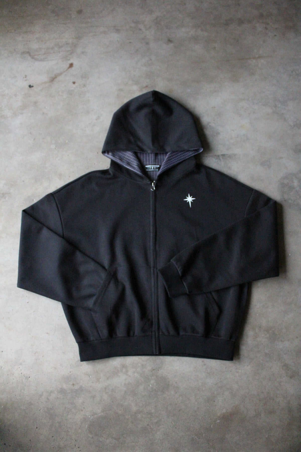Plaid Meridian Boxy Zip-Up