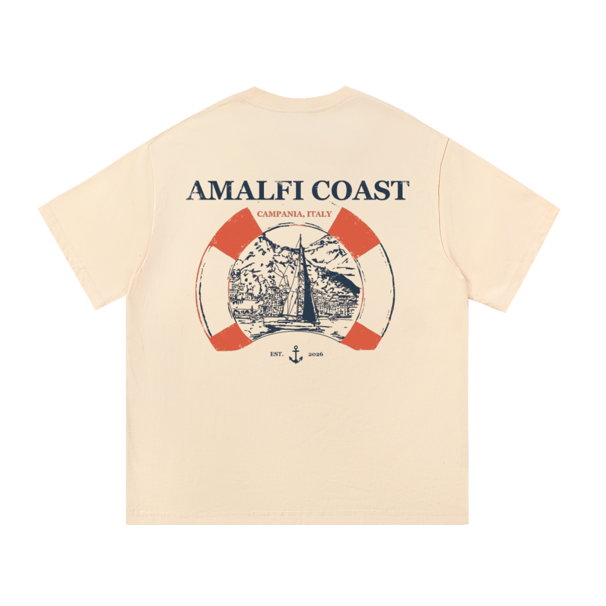 Amalfi Coast Vintage Yacht Club T shirt