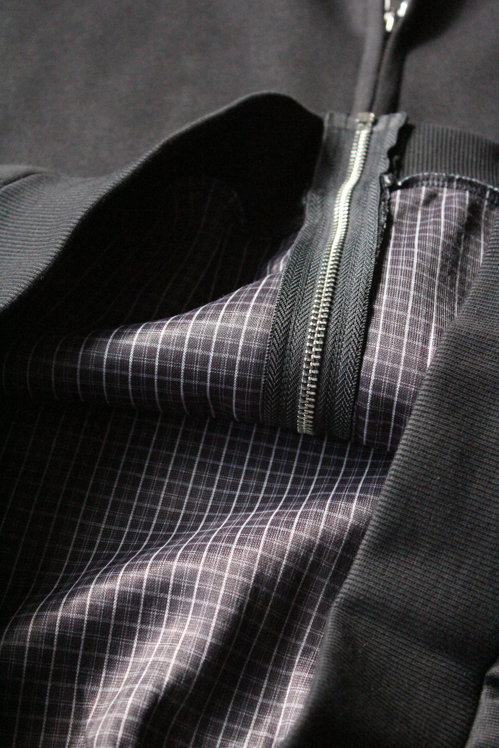 Plaid Meridian Boxy Zip-Up